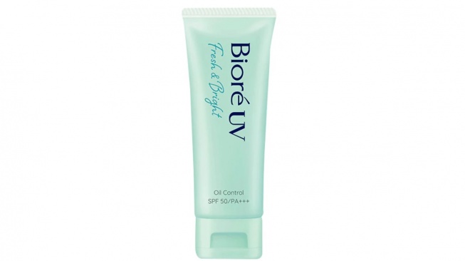 Biore UV Fresh & Bright Skincare Sunscreen SPF 50 PA+++ (Shopee)