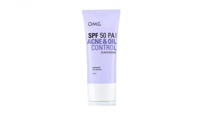 OMG Acne & Oil Control UV Barrier Sunscreen SPF50 PA++++ (Shopee)