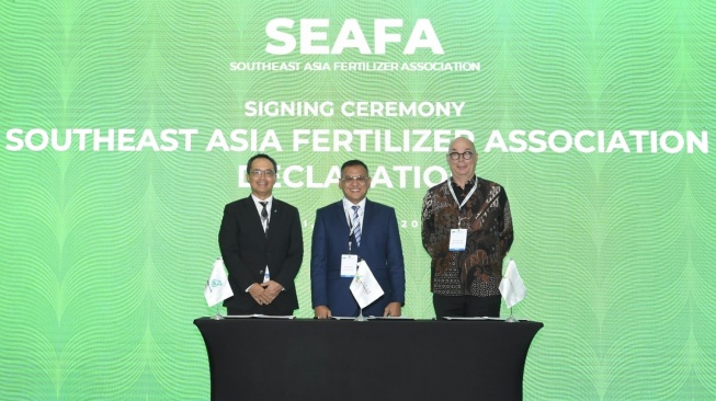 Jaga Ketahanan Pangan ASEAN, Pupuk Indonesia Bentuk SEAFA Bersama Petronas dan BFI