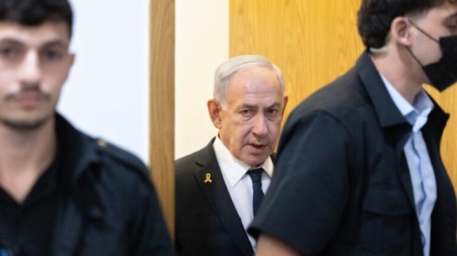 Benjamin Netanyahu Resmi Diseret ke Pengadilan Duduk di Kursi Terdakwa