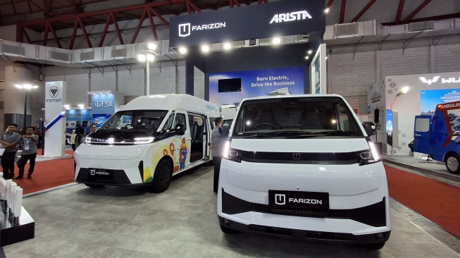 Farizon Bawa Kendaraan Niaga Listrik Tandai Debut di GIICOMVEC 2026