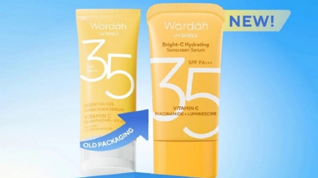 Wardah UV Shield Bright-C Hydrating Sunscreen Serum SPF 35 PA+++ (Wardah)