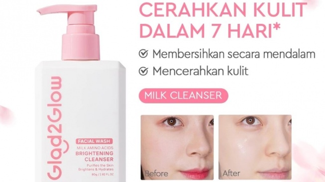 Sabun cuci muka untuk atasi kulit kusam. (Shopee)