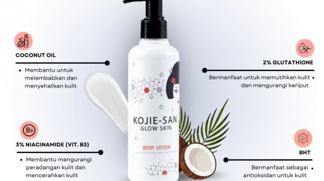 Body lotion untuk atasi belang. (Shopee)