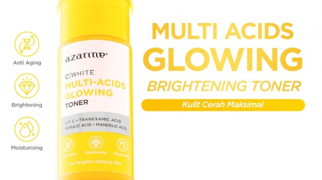 Azarine Multi Acids Glowing Toner (Shopee)