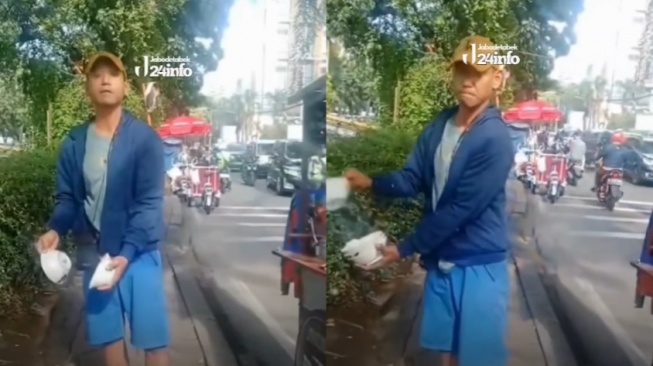 Viral Video Aksi Pemalakan di Tanah Abang, Oknum Hancurkan Dagangan Bakso Gegara Uang Rp100 Ribu