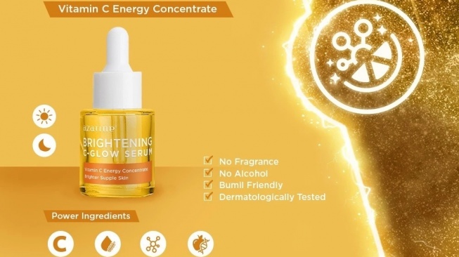 Azarine Brightening C-Glow Serum (Shopee)