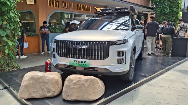 Jaecoo Indonesia menggelar acara bertajuk &ldquo;Jaecoo LAND 2026&rdquo; yang berlangsung pada 11-12 April 2026 di One Satrio, Jakarta Selatan. (Foto: SUARA.COm/Michele Alessandra)