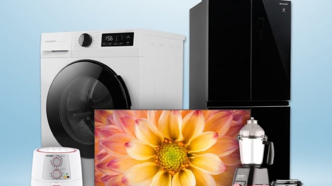 Ilustrasi elektronik rumah tangga. [Indodana]