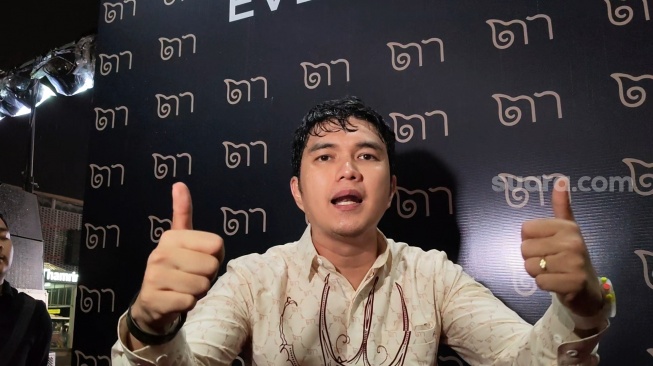 Aldi Taher ditemui di Sarinah, Jakarta Pusat pada Sabtu, 11 April 2026 [Suara.com/Rena Pangesti]