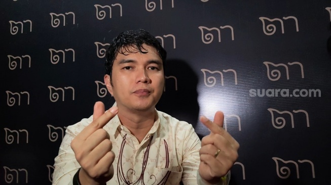 Aldi Taher ditemui di Sarinah, Jakarta Pusat pada Sabtu, 11 April 2026 [Suara.com/Rena Pangesti]