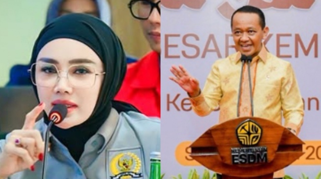 Momen Bahlil Senyum Lebar Disapa Mulan Jameela di Sidang DPR Disorot, Netizen Kasih Komentar Kocak