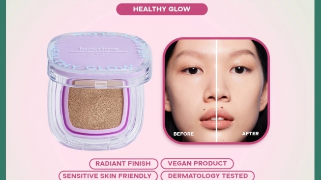 Luxcrime Perfecting Cover Cushion (Shopee)