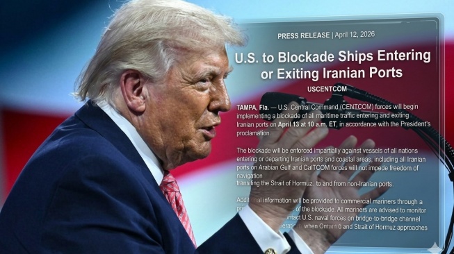 LENGKAP Pernyataan Resmi Komando Pusat Amerika Serikat Putus Akses ke Pelabuhan Iran