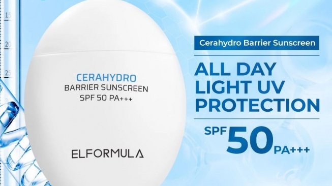 Sunscreen untuk atasi kulit kusam. (Shopee)