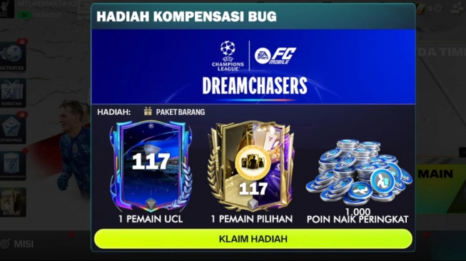 23 Kode Redeem FC Mobile 15 April 2026, Bersiap Klaim Pemain Kompensasi Bug OVR 117