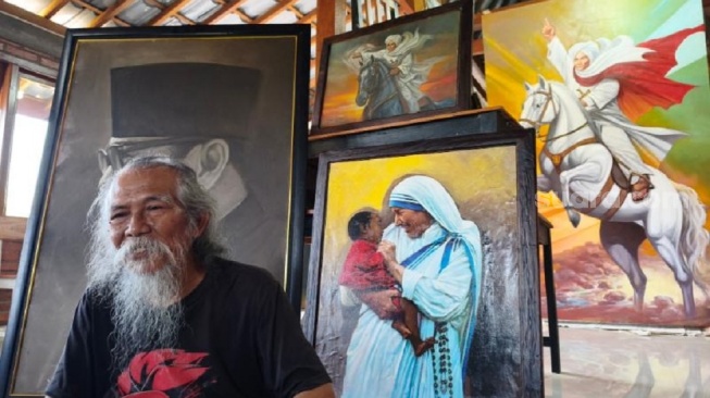 Ikhtiar Mbah Kibar Melawan Sita Bank dengan Goresan Kuas, Bukan Belas Kasihan