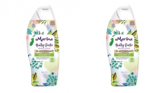 Body Lotion Marina untuk Mencerahkan Kulit. (Shopee)