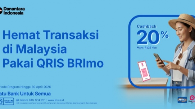 Belanja di Malaysia Pakai QRIS BRImo, Langsung Dapat Cashback!
