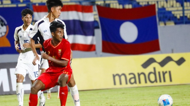 Thailand vs Myanmar di Piala AFF U-17 2026. (Dok. MFF)