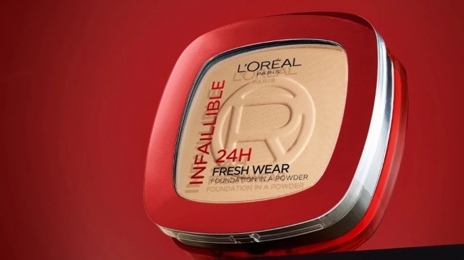 L'Or&eacute;al Infallible 24H Fresh Wear Powder Foundation (Shopee)