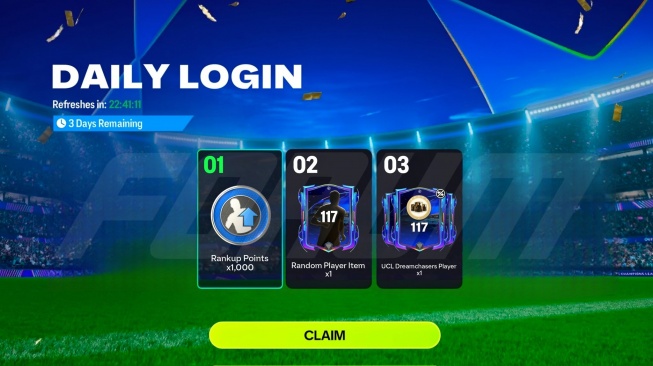 Hadiah kompensasi bug di FC Mobile (X/EAFCMOBILEForum)