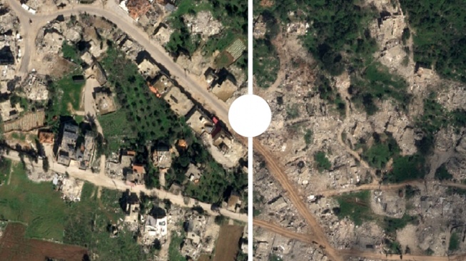 Citra Satelit Ungkap Penghancuran Sistematis Desa Lebanon Selatan Oleh Israel, Ini Wujudnya