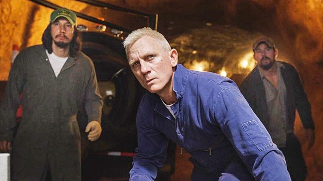 Film Lucky Logan yang dibintangi Channing Tatum, Adam Driver, dan Daniel Craig akan tayang pada Jumat (17/4/2026) malam ini pukul 21.00 WIB di Trans TV. [Instagram]