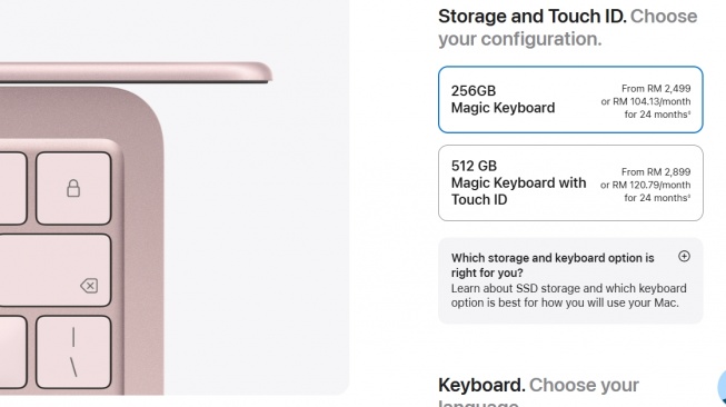 Harga MacBook Neo di Malaysia. {Apple]