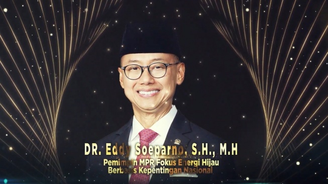 Konsistensi Kawal Energi Hijau Lewat MPR, Eddy Soeparno Raih KWP Award 2026