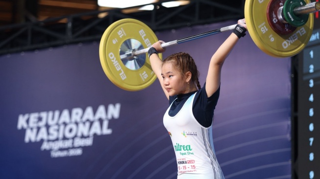 Kejurnas Senior 2026 di GOR Saparua Bandung, Jawa Barat, 17-19 April 2026, dengan kategori putri mempertandingkan  6 kelas, yaitu 49kg, 53kg, 57kg, 61kg, 69kg, dan +69kg (Dok: Pupuk Indonesia)