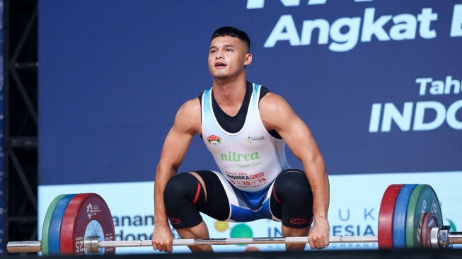 Kejurnas Senior 2026 di GOR Saparua Bandung, Jawa Barat, 17-19 April 2026, dengan kategori putra mempertandingkan 6 kelas yaitu kelas 60kg, 65kg, 70kg, 75kg, 85kg dan +85kg (Dok: Pupuk Indonesia)