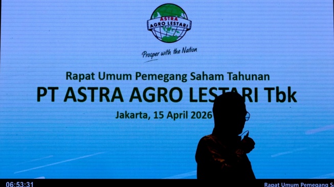 Suasana saat Rapat Umum Pemegang Saham Tahunan (RUPST) di Jakarta, Rabu (15/4/2026). [Handout]