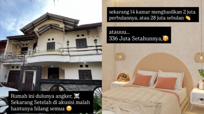 Viral Rumah Angker Disulap Jadi Kos-kosan Mewah, Untung Rp336 Juta per Tahun