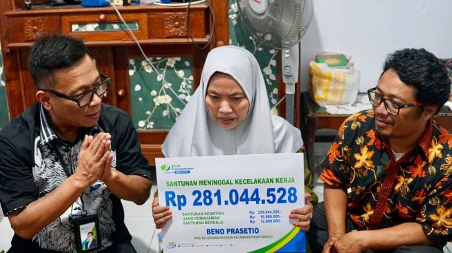 Gerak Cepat, BPJS Ketenagakerjaan Penuhi Hak Beno Prasetio yang Wafat Dalam Kecelakaan Kerja