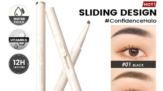 Focallure Eyebrow Tahan Air Sliding Pensil (Shopee)