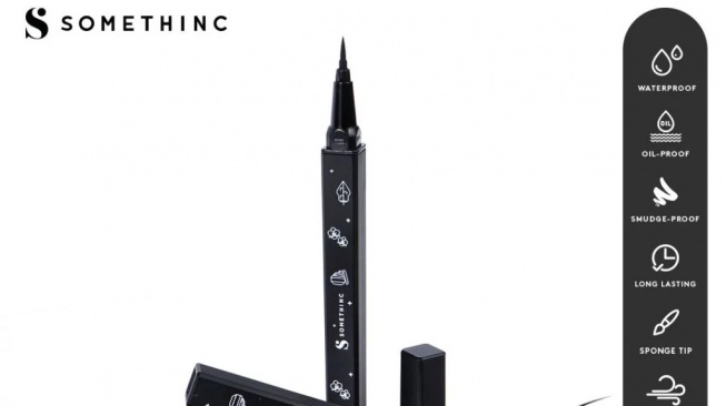 Somethinc Forever Stay Waterproof Liquid Eyeliner (Shopee)