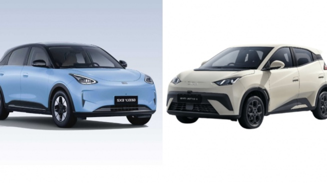 Geely EX2 vs BYD Atto 1 Mending Mana? Simak Perbandingannya