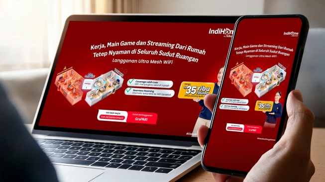 IndiHome Ultra Mesh WiFi. [Telkomsel]