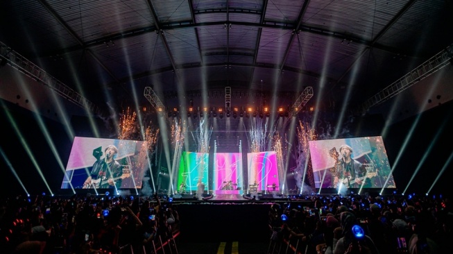 Band asal Korea Selatan, CNBLUE sukses menggelar konser di ICE BSD, Tangerang pada Sabtu, 18 April 2026 [cr: FriedRice Entertainment]
