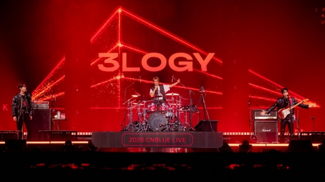 Band asal Korea Selatan, CNBLUE sukses menggelar konser di ICE BSD, Tangerang pada Sabtu, 18 April 2026 [cr: FriedRice Entertainment]