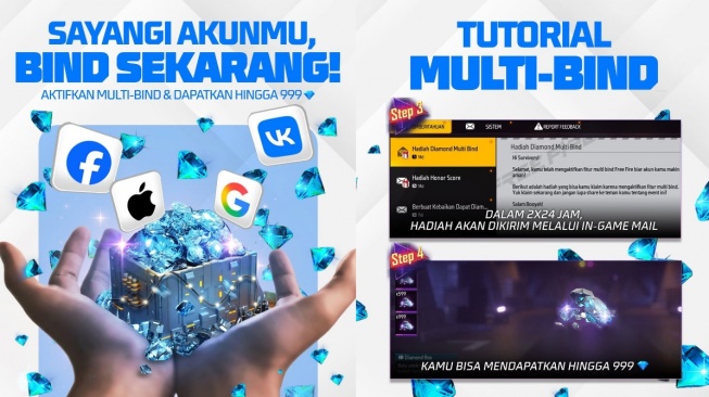Aktifkan fitur multi-bind di Free Fire (Instagram/freefirebgid)