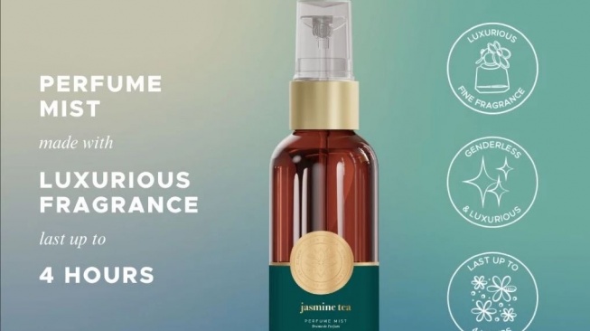 Parfum wangi teh. (Shopee)