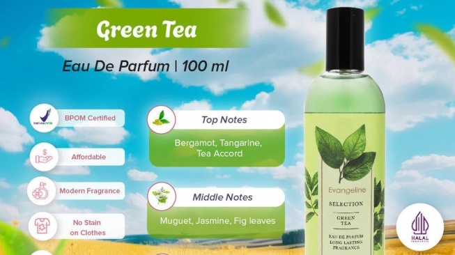 Parfum wangi teh. (Shopee)