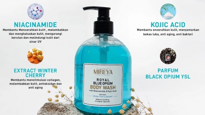 Mireya Royal Blue Opium Body Wash (Shopee)