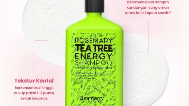Beamarry New York Shampoo Rosemary Tea Tree (Shopee)