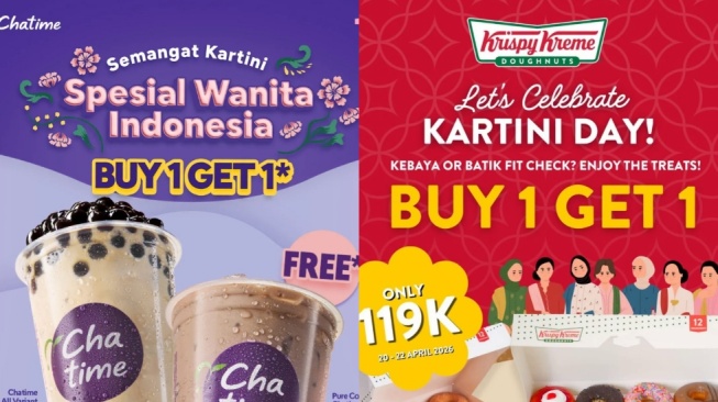 Saatnya Jajan! 7 Promo Spesial Hari Kartini 2026, dari Makan Berat hingga Dessert Ada