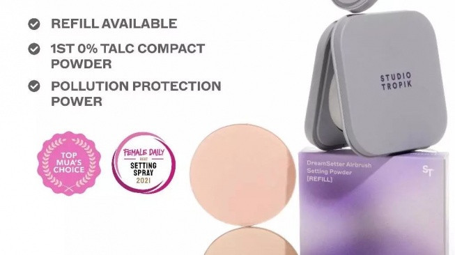 Rekomendasi Bedak Translucent. (Shopee)