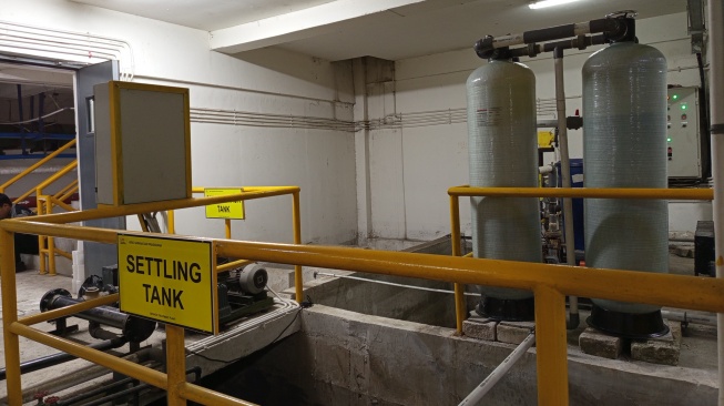 Instalasi daur ulang air wudhu di UAD (Suara.com/Chyntia Sami)