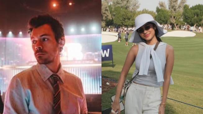 Momen Canggung Azizah Salsha Saat Ditolak Foto Bareng Harry Styles